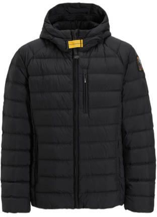 Parajumpers gewatteerde jas zwart Jongens Polyester Capuchon Effen