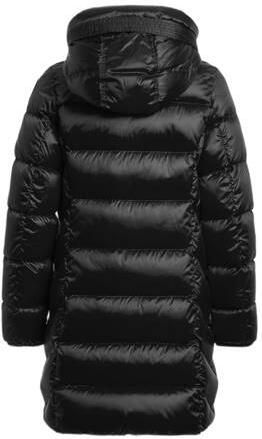 Parajumpers gewatteerde jas zwart Meisjes Polyester Capuchon Effen 164