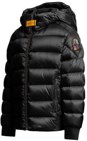 Parajumpers gewatteerde winterjas met logo zwart Jongens Polyester Capuchon - Foto 2