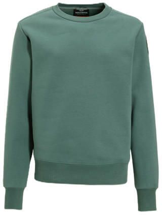 Parajumpers sweater blauw Groen Jongens Katoen Ronde hals Effen
