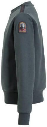 Parajumpers sweater donkergrijs Jongens Katoen Ronde hals Effen 164 - Foto 2