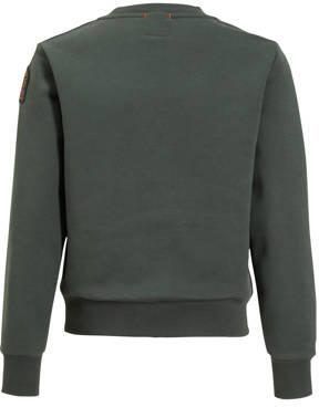 Parajumpers sweater groen Jongens Katoen Ronde hals Effen 164