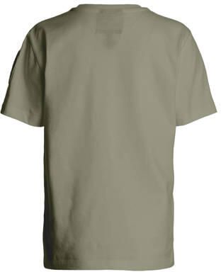 Parajumpers T-shirt groen Jongens Katoen Ronde hals Tekst