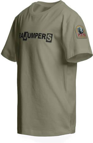 Parajumpers T-shirt groen Jongens Katoen Ronde hals Tekst - Foto 2