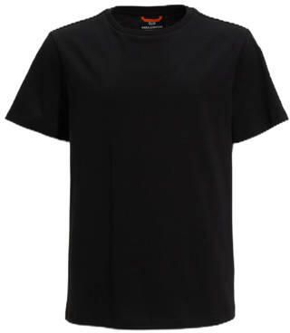 Parajumpers T-shirt zwart Jongens Katoen Ronde hals Effen