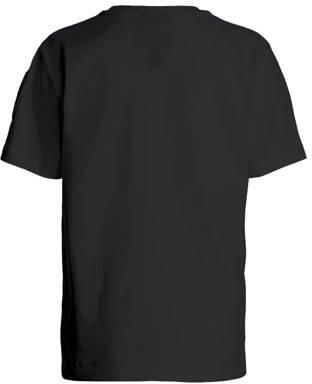 Parajumpers T-shirt zwart Jongens Katoen Ronde hals Tekst