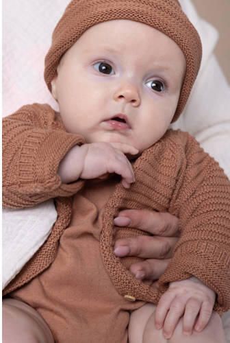 Petite Maison Baby muts bruin Katoen Effen maat 50-56 - Foto 2