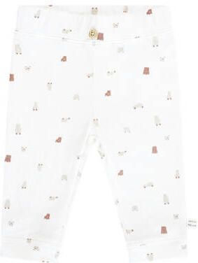 Petite Maison regular legging wit Broek Jongens Katoen All over print maat 50-56