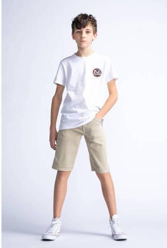 Petrol Industries casual short zand Korte broek Beige Jongens Katoen Effen 128 - Foto 1