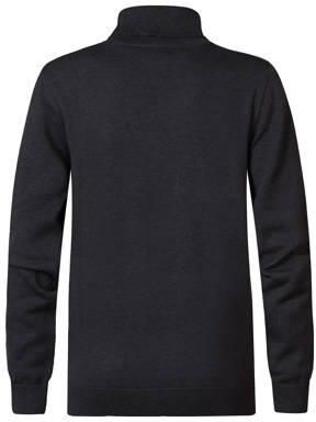 Petrol Industries coltrui blauw Effen 164 | Trui van