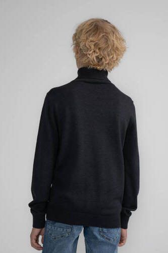 Petrol Industries coltrui blauw Effen 164 | Trui van - Foto 3