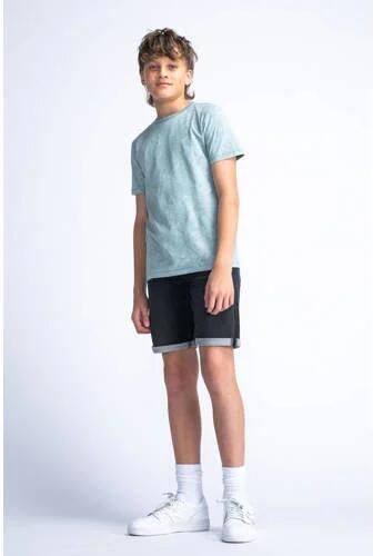 Petrol Industries denim short black stone Korte broek Zwart Jongens Stretchdenim 140