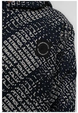 Petrol Industries hoodie blauw Trui Jongens Sweat Capuchon All over print 152