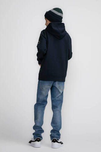 Petrol Industries hoodie blauw Trui Jongens Sweat Capuchon Logo 116