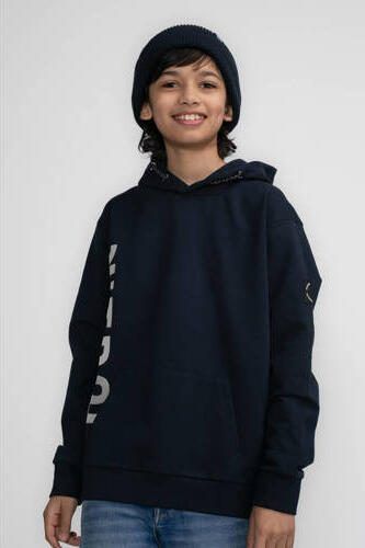 Petrol Industries hoodie blauw Trui Jongens Sweat Capuchon Logo 116 - Foto 3