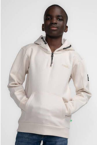 Petrol Industries hoodie ecru Trui Bruin Jongens Sweat Capuchon Effen 116 - Foto 3