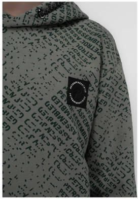 Petrol Industries hoodie groen Trui Jongens Sweat Capuchon All over print 116