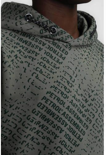 Petrol Industries hoodie groen Trui Jongens Sweat Capuchon All over print 116 - Foto 2