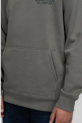 Petrol Industries hoodie groen Trui Jongens Sweat Capuchon Printopdruk 116 - Foto 11