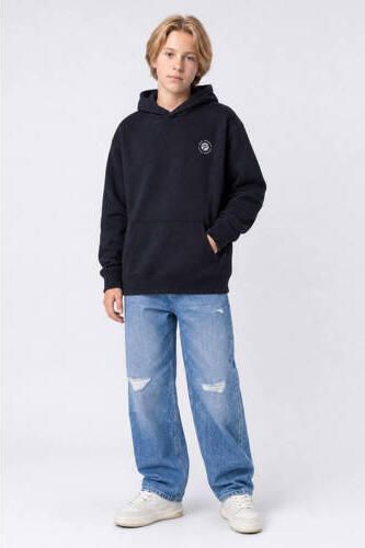 Petrol Industries hoodie met backprint zwart Sweater Backprint - Foto 4