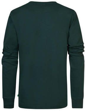 Petrol Industries longsleeve donkergroen Jongens Stretchkatoen Ronde hals 128 - Foto 3