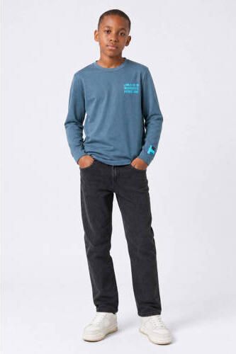 Petrol Industries longsleeve met backprint blauw Jongens Katoen Ronde hals - Foto 3