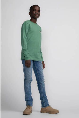 Petrol Industries longsleeve met backprint groen Jongens Katoen Ronde hals 152 - Foto 2