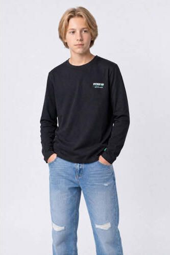 Petrol Industries longsleeve met backprint zwart Jongens Katoen Ronde hals - Foto 4