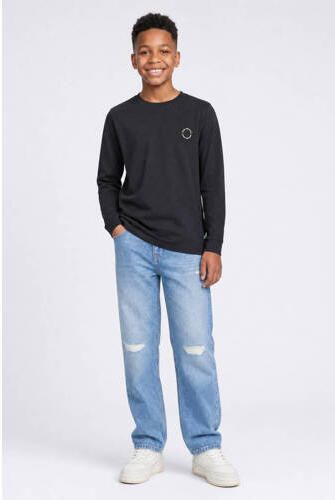Petrol Industries longsleeve met logo zwart Jongens Katoen Ronde hals - Foto 3