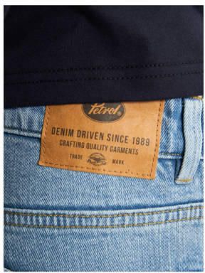 Petrol Industries loose fit jeans light blue denim Blauw Effen - Foto 4
