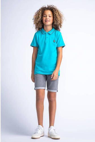 Petrol Industries polo turquoise Blauw Jongens Katoen Polokraag Effen 176 - Foto 3