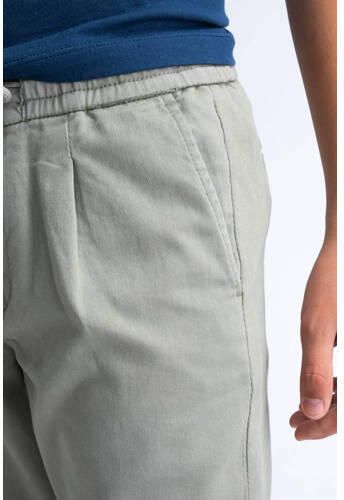 Petrol Industries regular fit broek kaki Groen Jongens Katoen Effen 152 - Foto 2