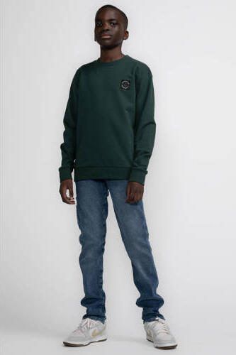 Petrol Industries sweater groen Trui Effen 128 | Trui van