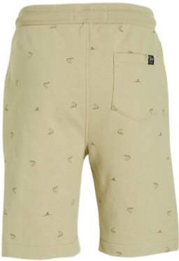 Petrol Industries sweatshort met all over print groenzand All over print 116 - Foto 2