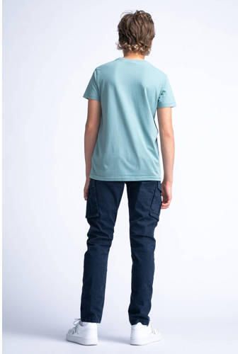 Petrol Industries T-shirt grijsblauw Jongens Katoen Ronde hals Effen 116 - Foto 2
