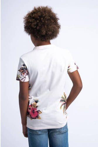 Petrol Industries T-shirt met all over print multicolor Jongens Katoen Ronde hals 128 - Foto 3