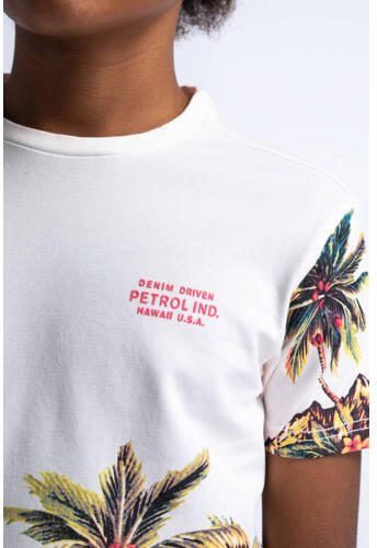 Petrol Industries T-shirt met all over print multicolor Jongens Katoen Ronde hals 128 - Foto 2