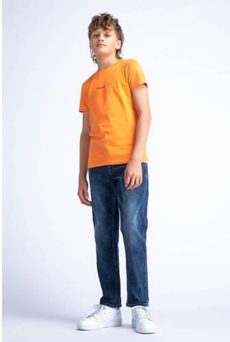 Petrol Industries T-shirt met logo feloranje Jongens Katoen Ronde hals 128 - Foto 3
