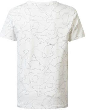 Petrol Industries T-shirt met logo wit Jongens Katoen Ronde hals Logo 152