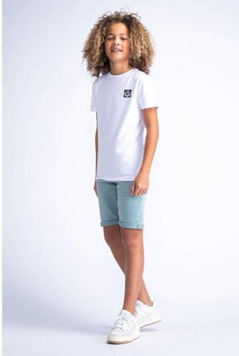 Petrol Industries T-shirt met logo wit Jongens Katoen Ronde hals Logo 140