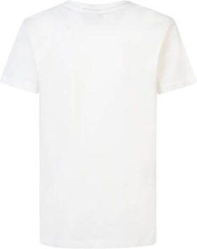 Petrol Industries T-shirt met logo wit Jongens Katoen Ronde hals Logo 152 - Foto 3