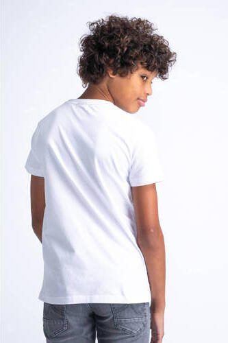Petrol Industries T-shirt met logo wit Jongens Katoen Ronde hals Logo 152 - Foto 2