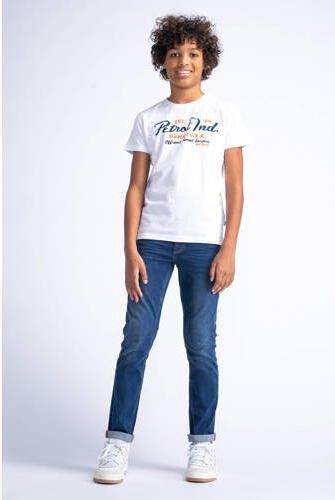 Petrol Industries T-shirt met logo wit Jongens Katoen Ronde hals Logo 116 - Foto 3