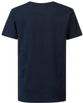 Petrol Industries T-shirt navy Blauw Jongens Katoen Ronde hals Effen 152