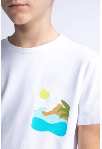 Petrol Industries T-shirt wit Jongens Katoen Ronde hals Effen 128 - Foto 2