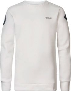 Petrol Industries sweater met backprint wit