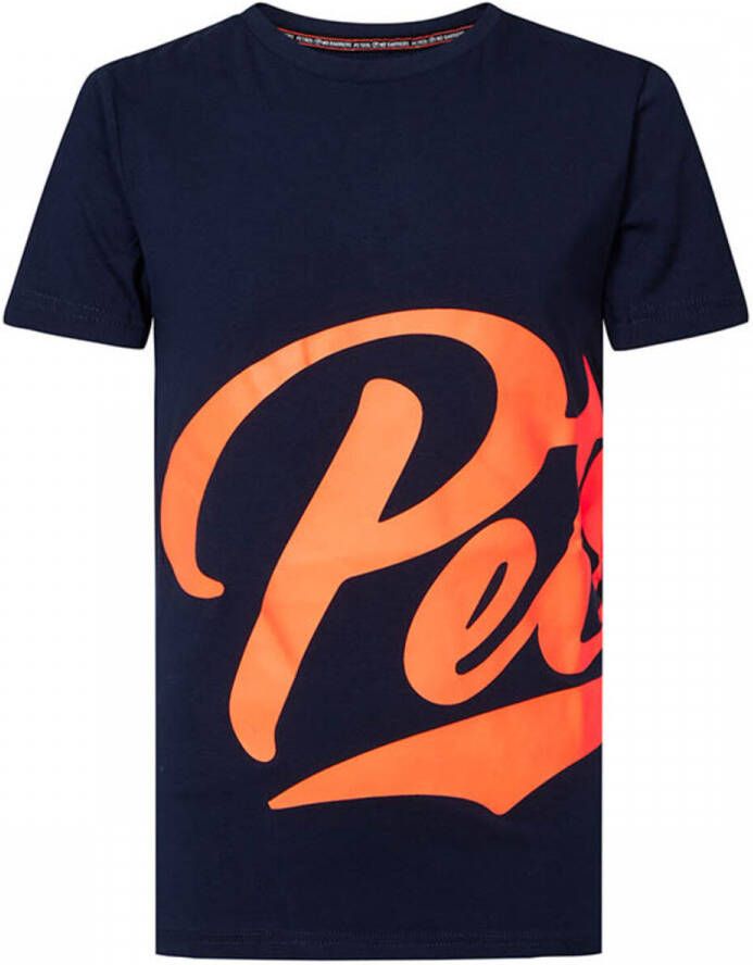 Petrol T-shirt met logo