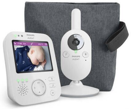 Philips Avent Babymonitor met video SCD892 26 Babyfoon met camera Wit