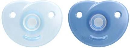 Philips Avent fopspeen SCF099 21 CURVED SOOTHIE 0-6M (set van 2) Blauw - Foto 3