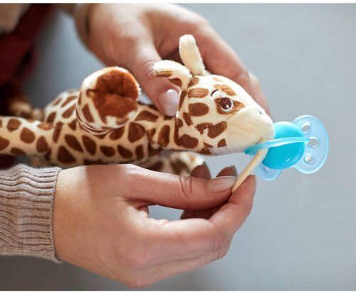 Philips Avent Snuggle SCF348 11 speenknuffel giraffe Fopspeen